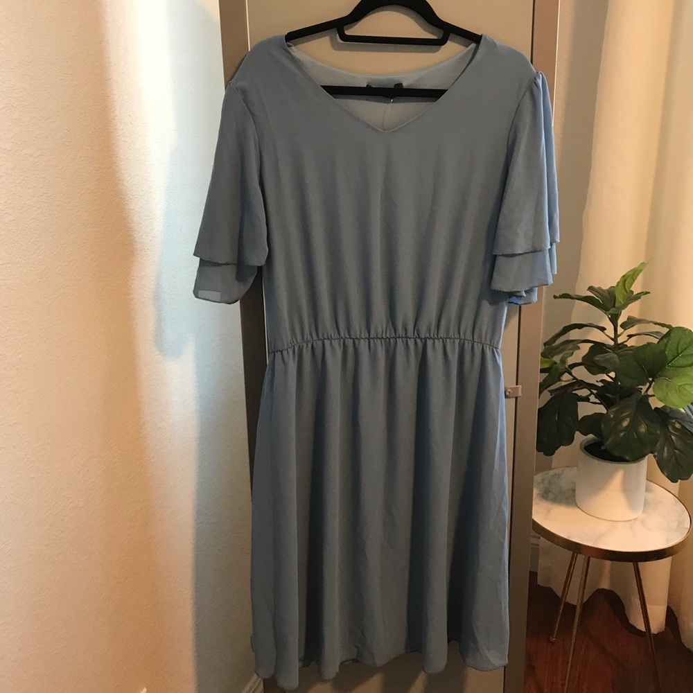 Light blue dress
